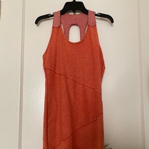 Free people orange bodycon mini dress